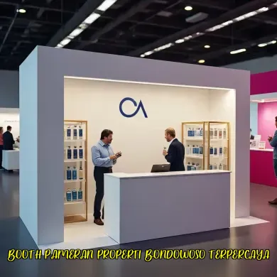 booth pameran properti bondowoso terpercaya